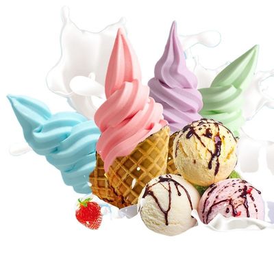 美味しい柔らかいプリミックス アイスクリーム粉末 黄色かクリームで 保存期間が長い
