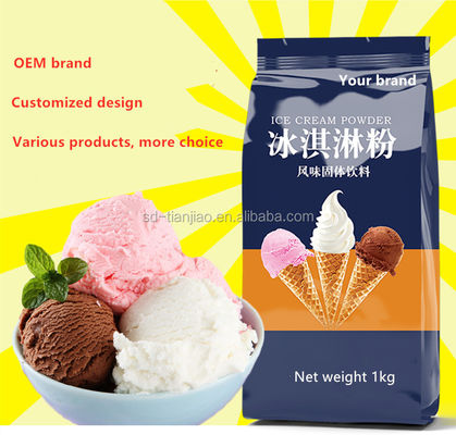 美味しい チョコレート フルーツ の 味 柔らかい アイスクリーム 6.1 タンパク質 の 混合 粉末