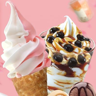 白いアイスクリーム ミルク味 インスタント粉末 柔らかいアイスクリーム粉末 ミックス