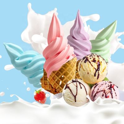 白いアイスクリーム ミルク味 インスタント粉末 柔らかいアイスクリーム粉末 ミックス