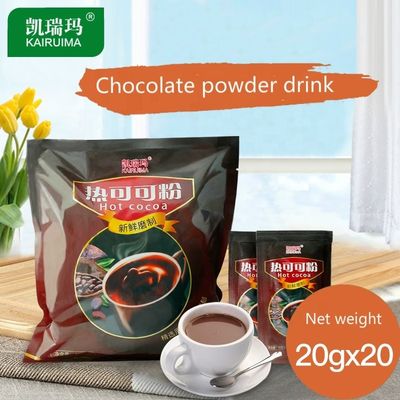 砂糖のないチョコレート・マルトドリンク パウダー コンセント 特徴的なカコア味